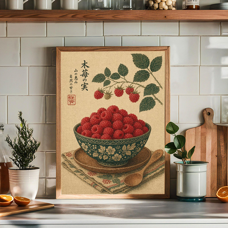 Japanese Fruit Posters Vintage - Japanese Minimalist Lifestyle 评论和价格