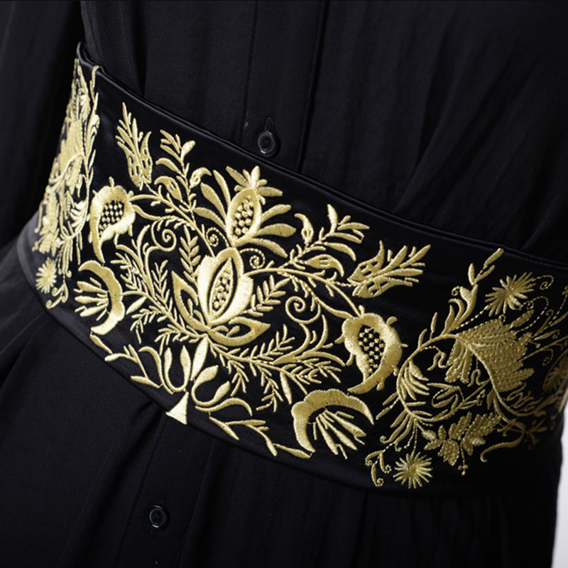 Vintage Embroidery Fabric Wide - Kimono Yukata Cotton 评论和价格