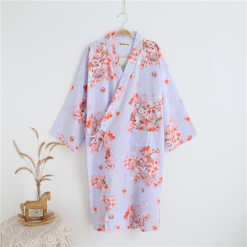 2024 New Style Japanese Kimono - Kimono Yukata Cotton 评论和价格
