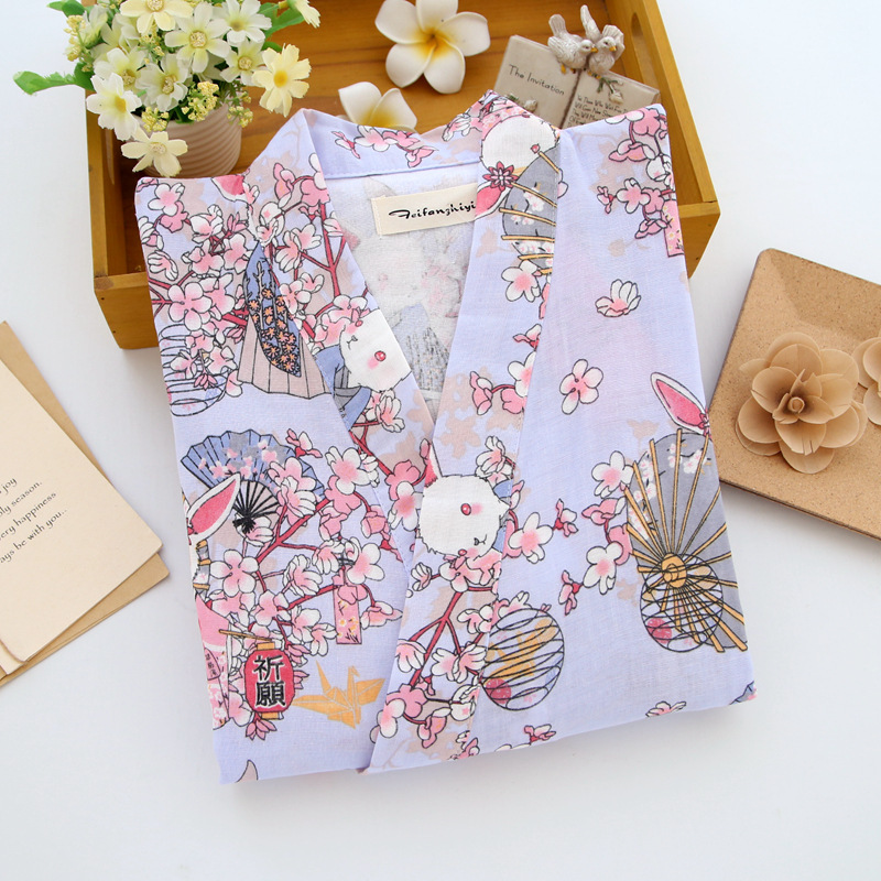 2024 New Style Japanese Kimono - Kimono Yukata Cotton 评论和价格