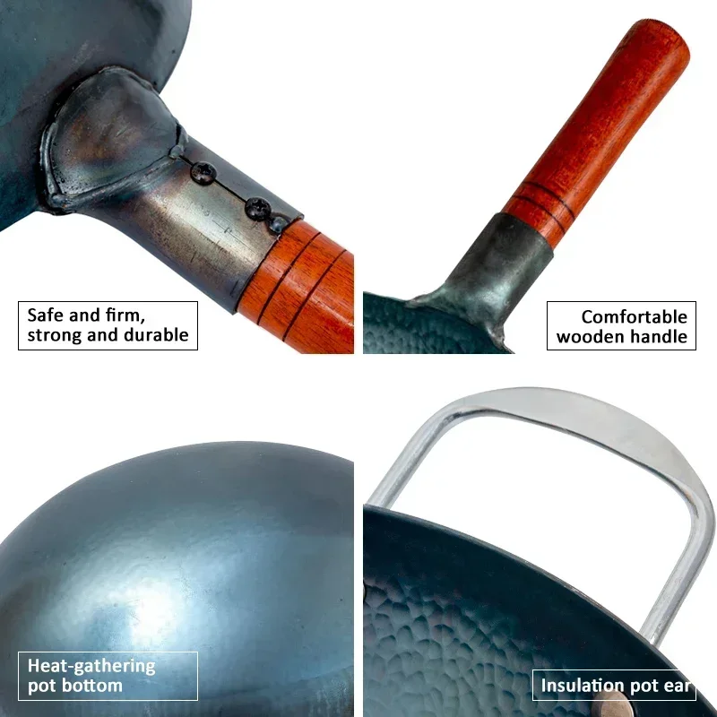 Traditional Handmade Iron Wok  - Cast Iron Tetsubin 评论和价格