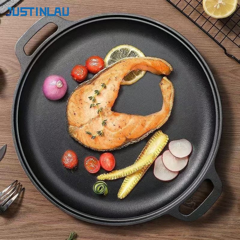 JUSTINLAU Double-Ear Frying Pa - Cast Iron Tetsubin 评论和价格