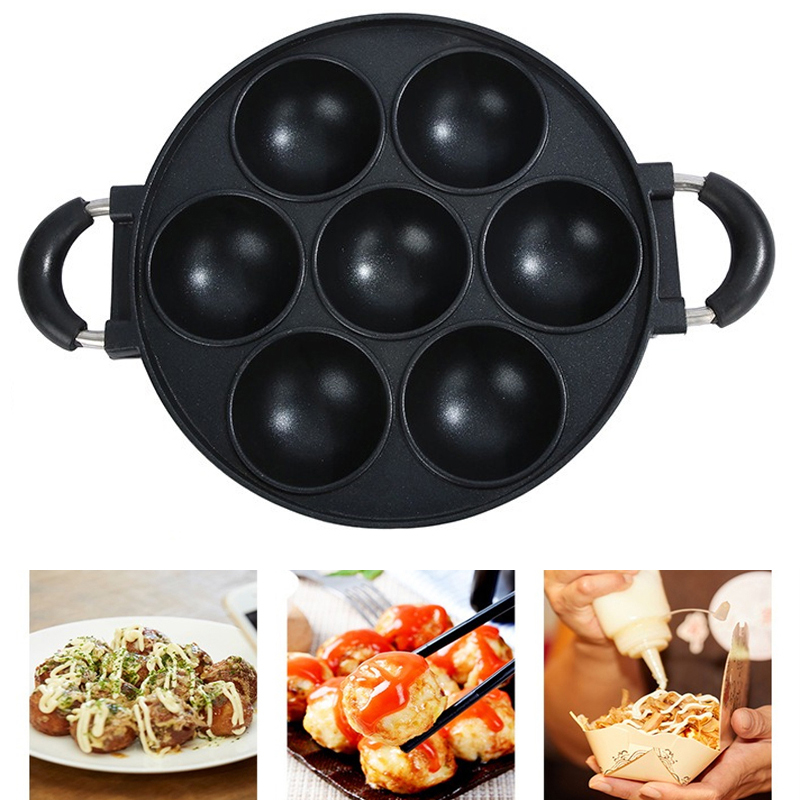 7 Hole Cake Cooking Pan Cast I - Cast Iron Tetsubin 评论和价格