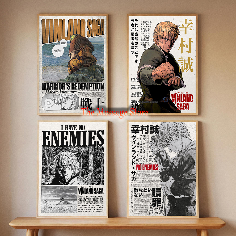 Vinland Saga Anime Manga Poste - Japanese Minimalist Lifestyle 评论和价格