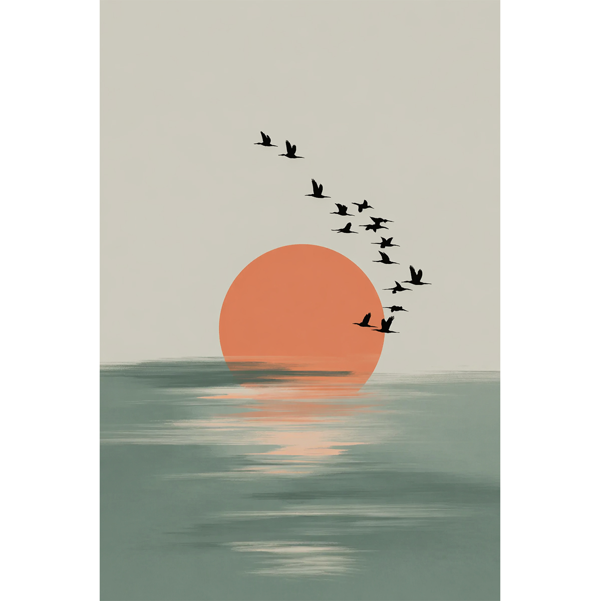 1PC  Wabi-sabi Style Poster Fe - Japanese Minimalist Lifestyle 评论和价格