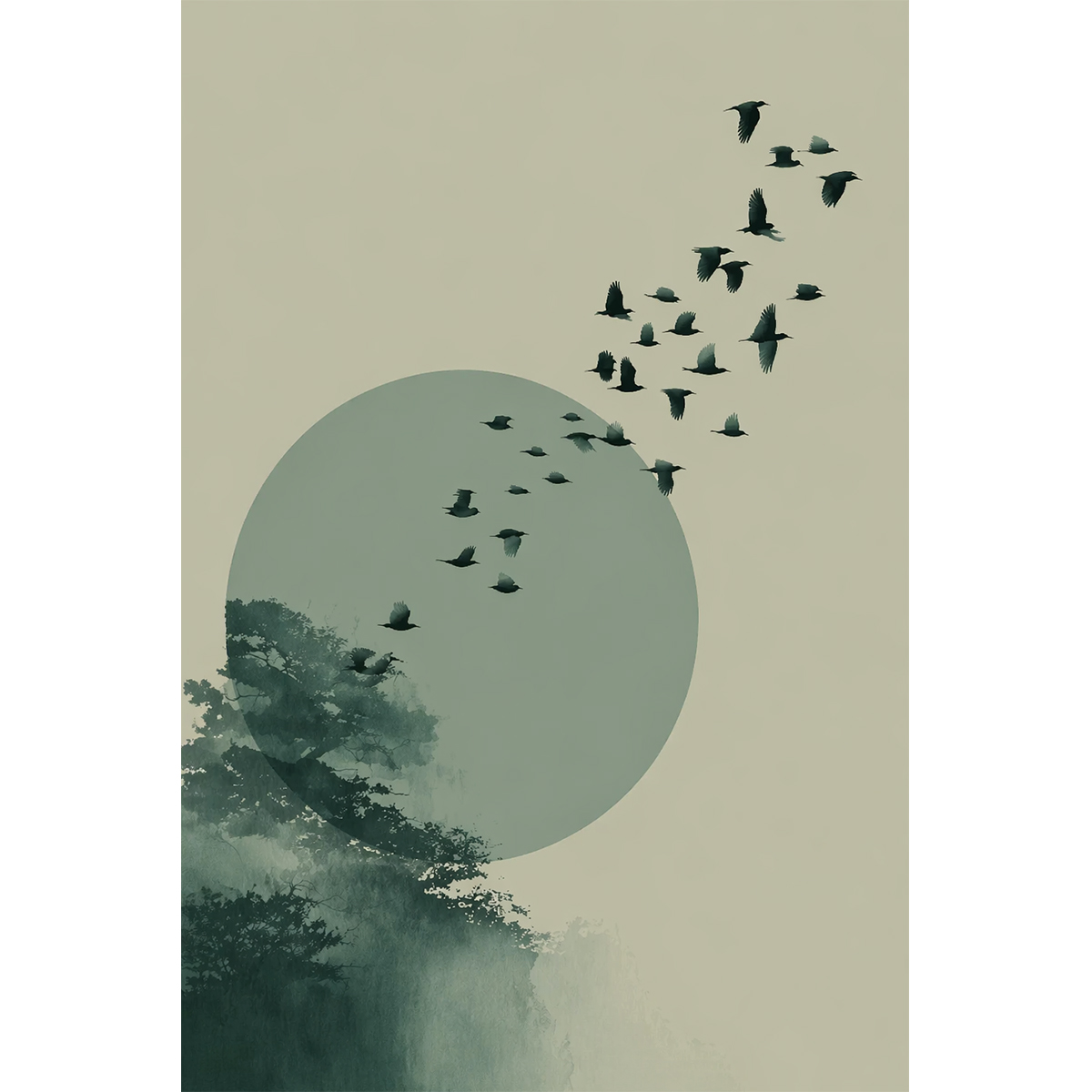 1PC  Wabi-sabi Style Poster Fe - Japanese Minimalist Lifestyle 评论和价格